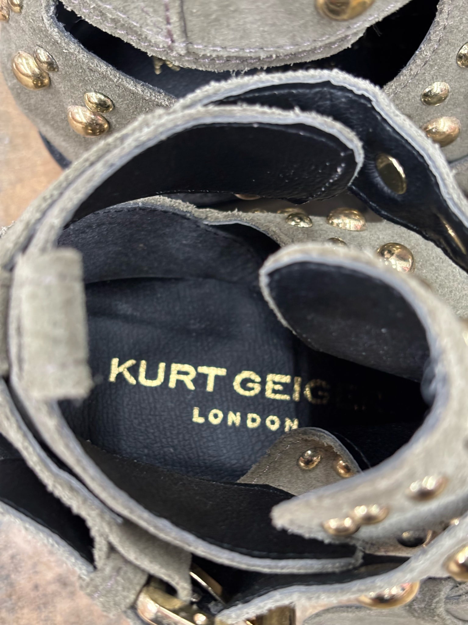 KURT GEIGER Size 37 Studded Booties