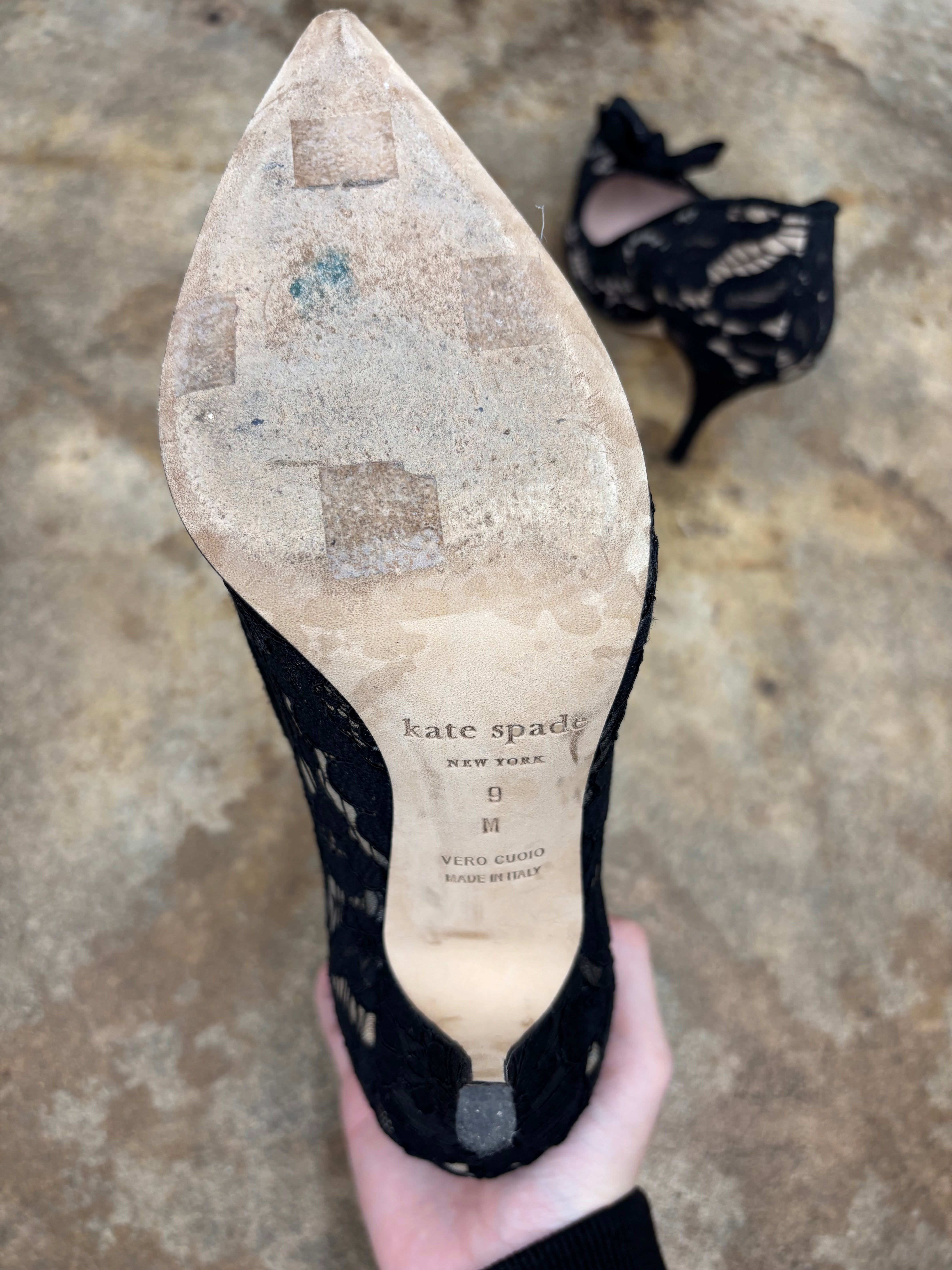 KATE SPADE Size 9 Lace Heels